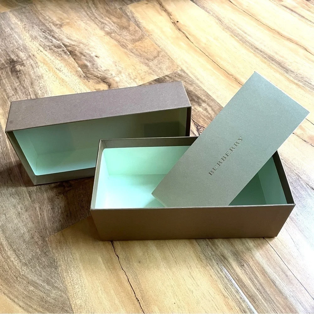 Authentic Burberry Sunglasses Empty Gift Box Cardboard Brown